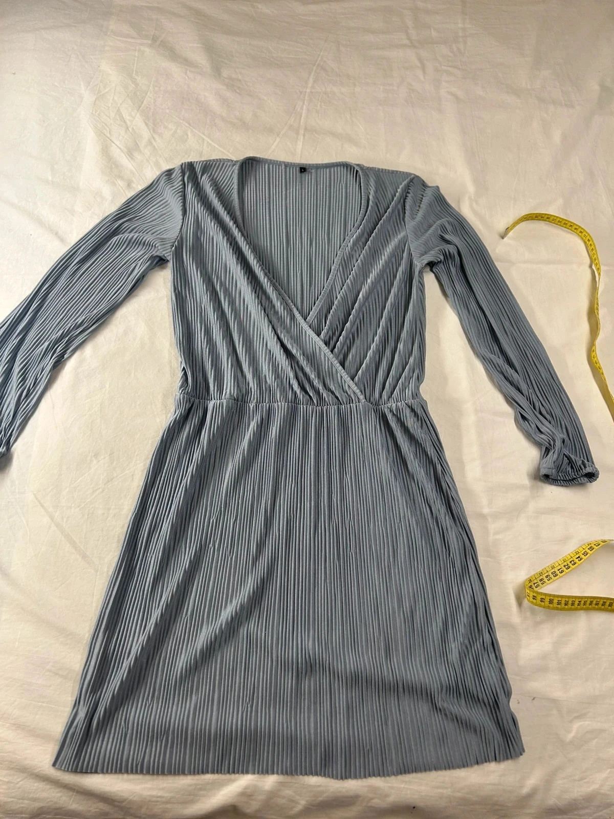 Robe vintage bleue claire taille L